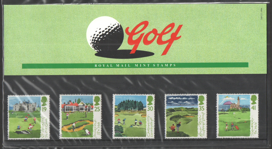 (image for) 1994 Scottish Golf Courses Royal Mail Presentation Pack 249 - Click Image to Close